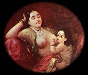 Raja Ravi Varma, The suckling child